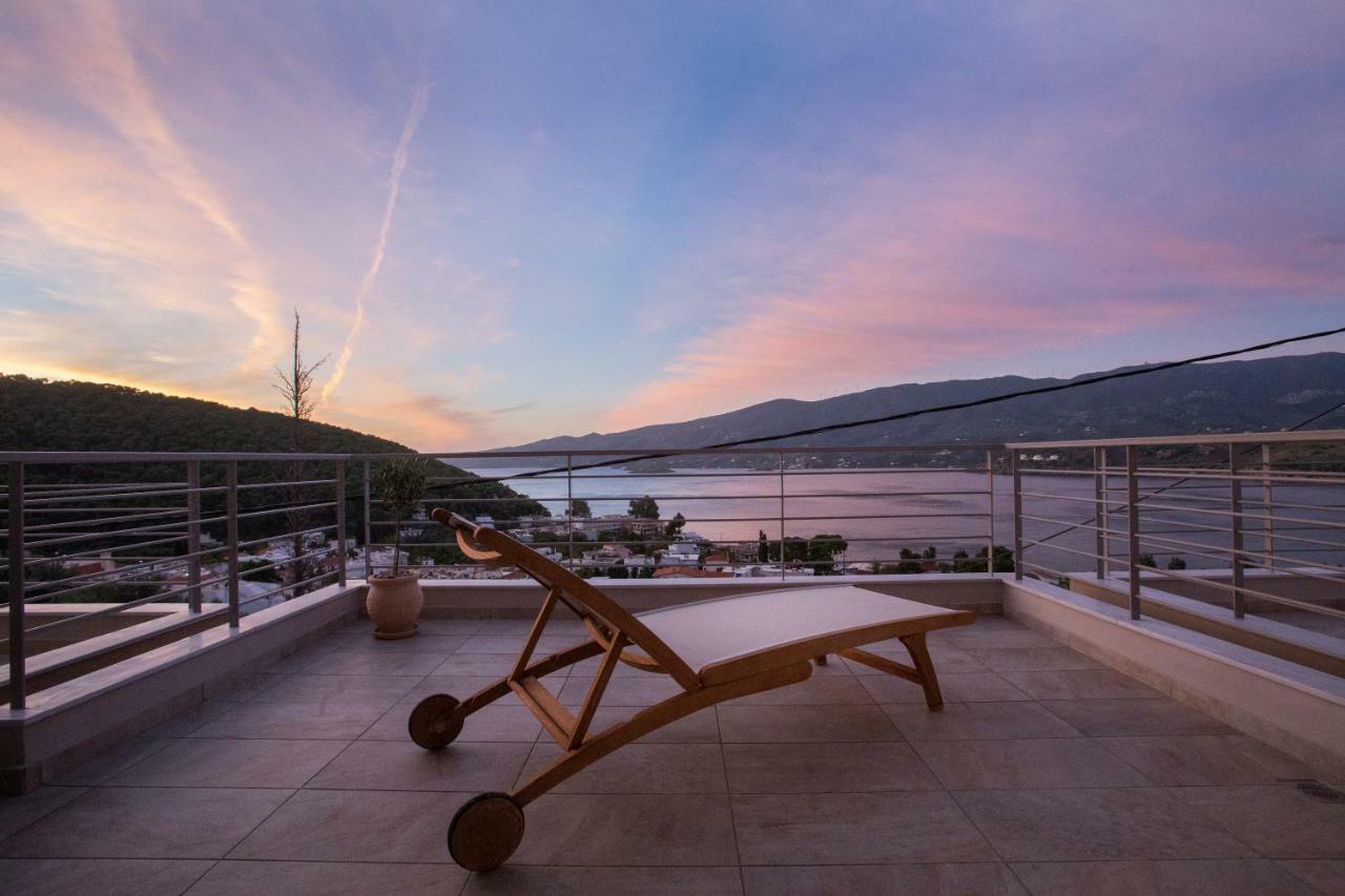 Kalavria Luxury Suites - Magnificent Sea View Of Poros Порос Экстерьер фото
